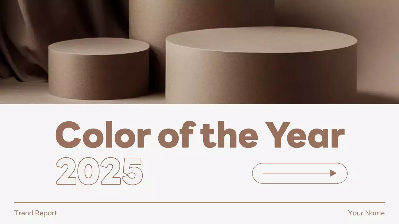 Brown Modern Color Promotion Presentation