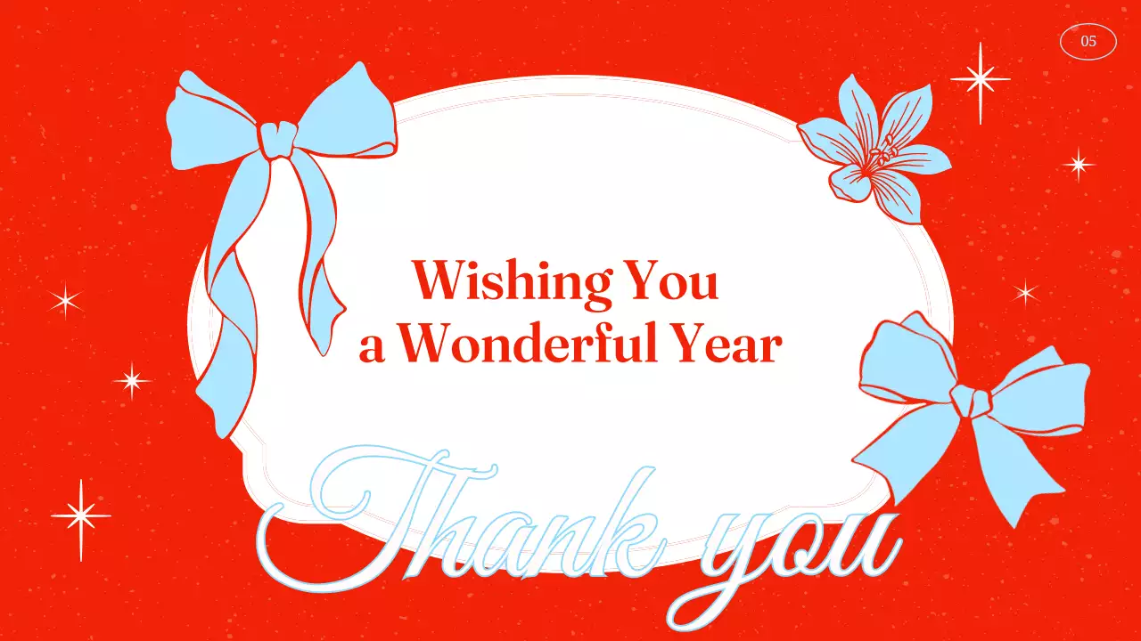 레드 엘레강트 발렌타인 프로모션 프리젠테이션