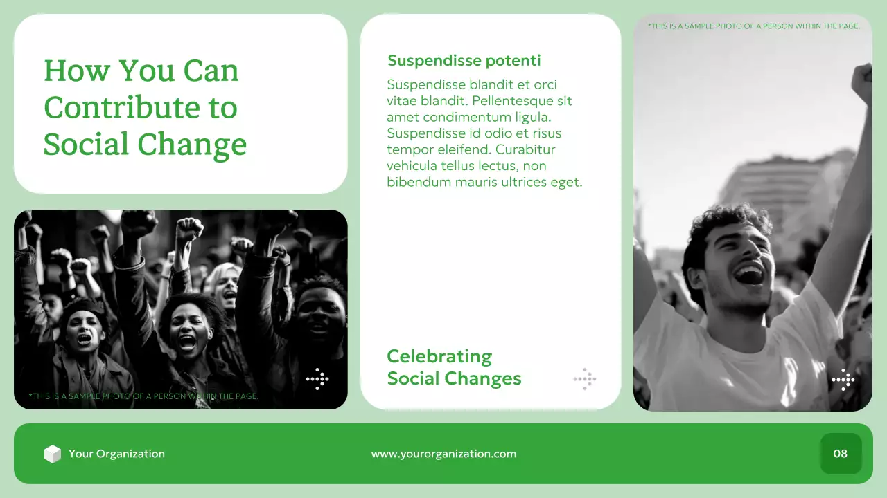 녹색 현대 시민 운동 역사 발표