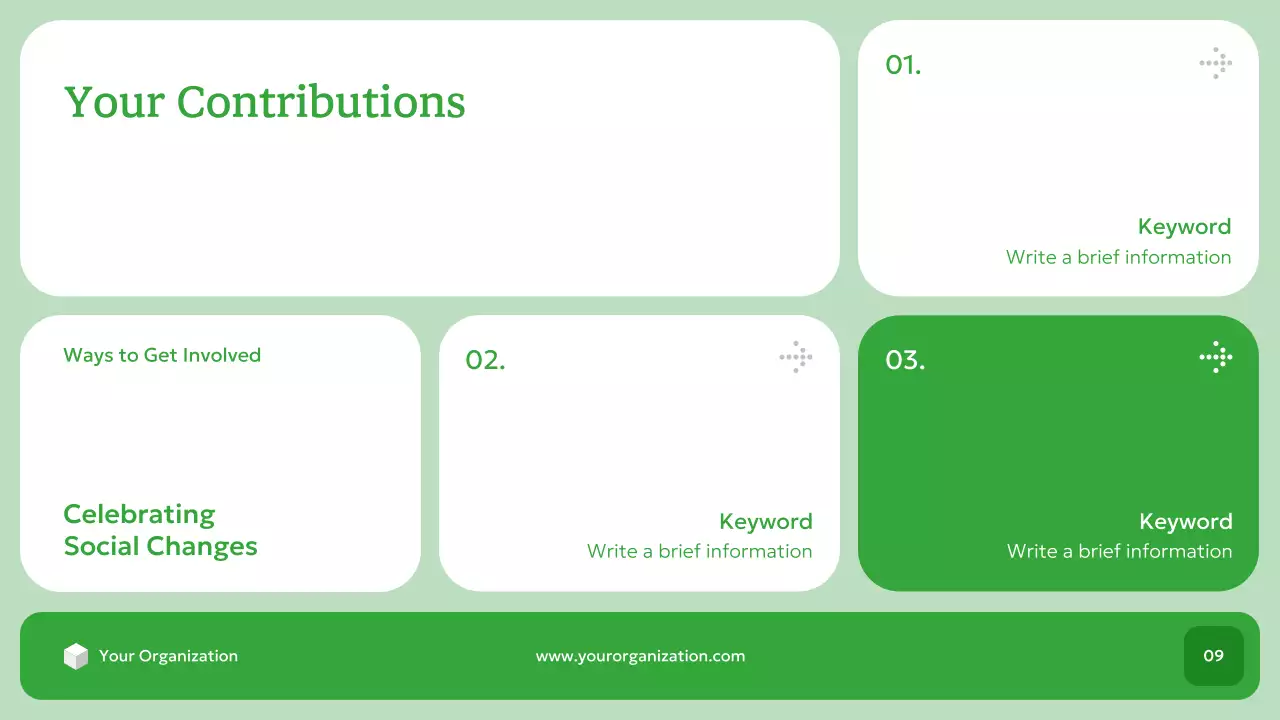 녹색 현대 시민 운동 역사 발표