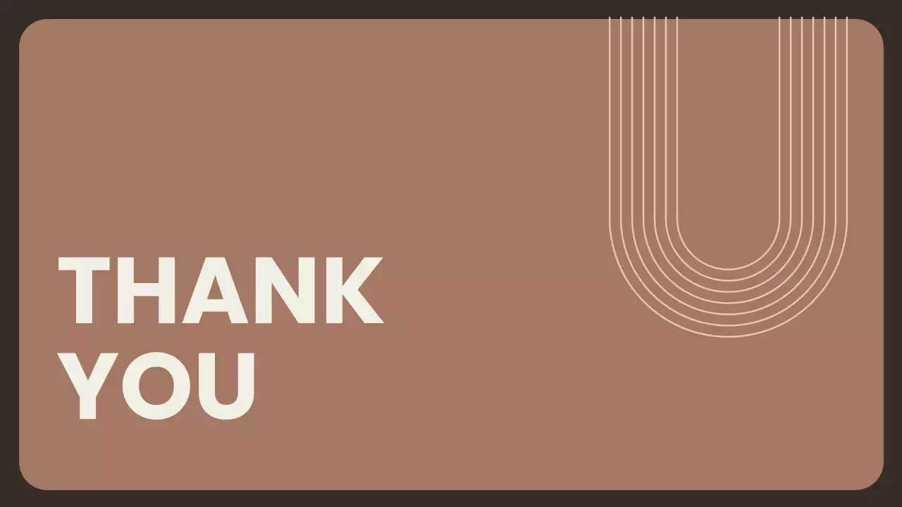 Presentasi Laporan Tren Warna Minimal Coklat