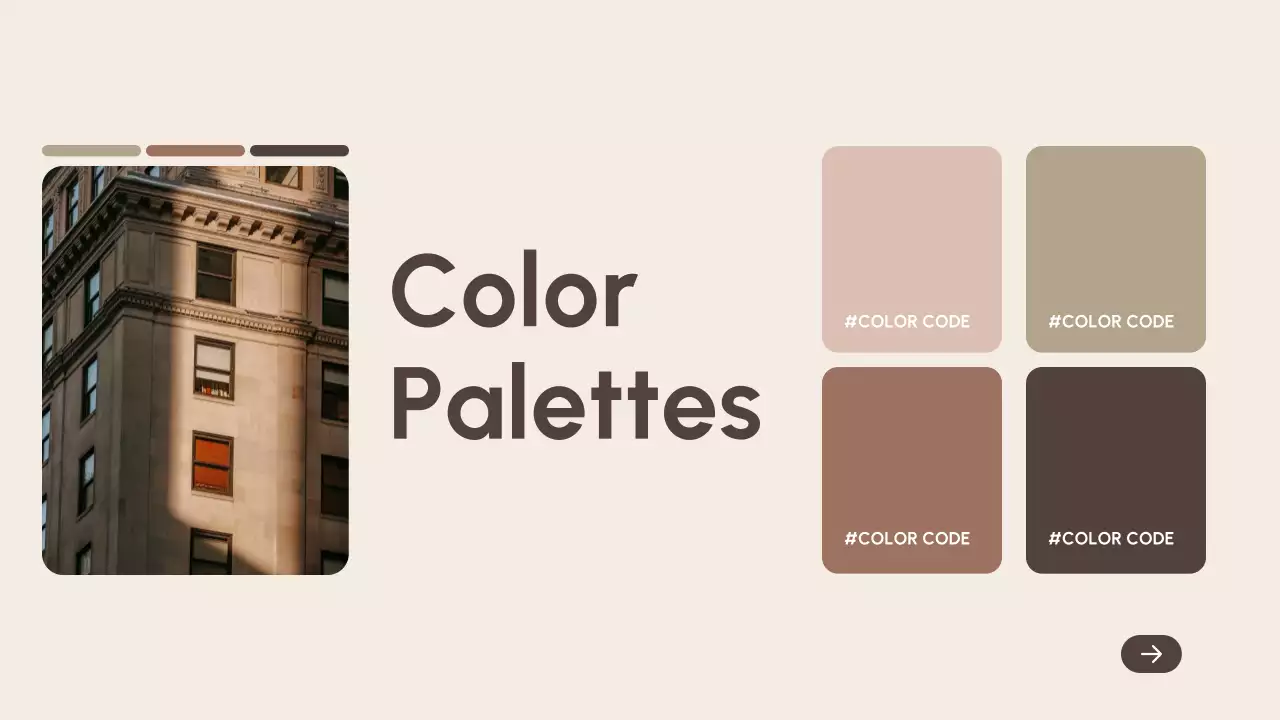 Beige Modern Color Trend Report Presentation