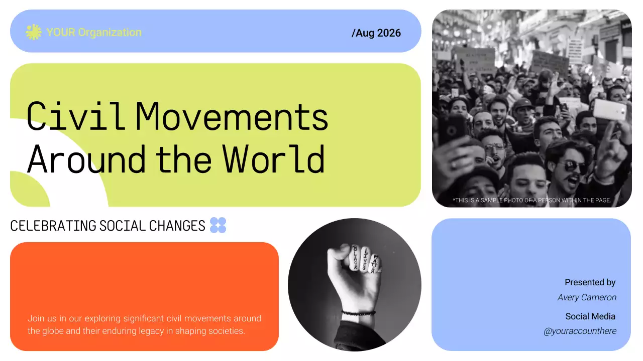 Green Modern Civil Movements History Presentation