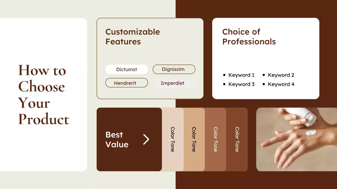 Beige Elegant Product Catalogue Document Presentation