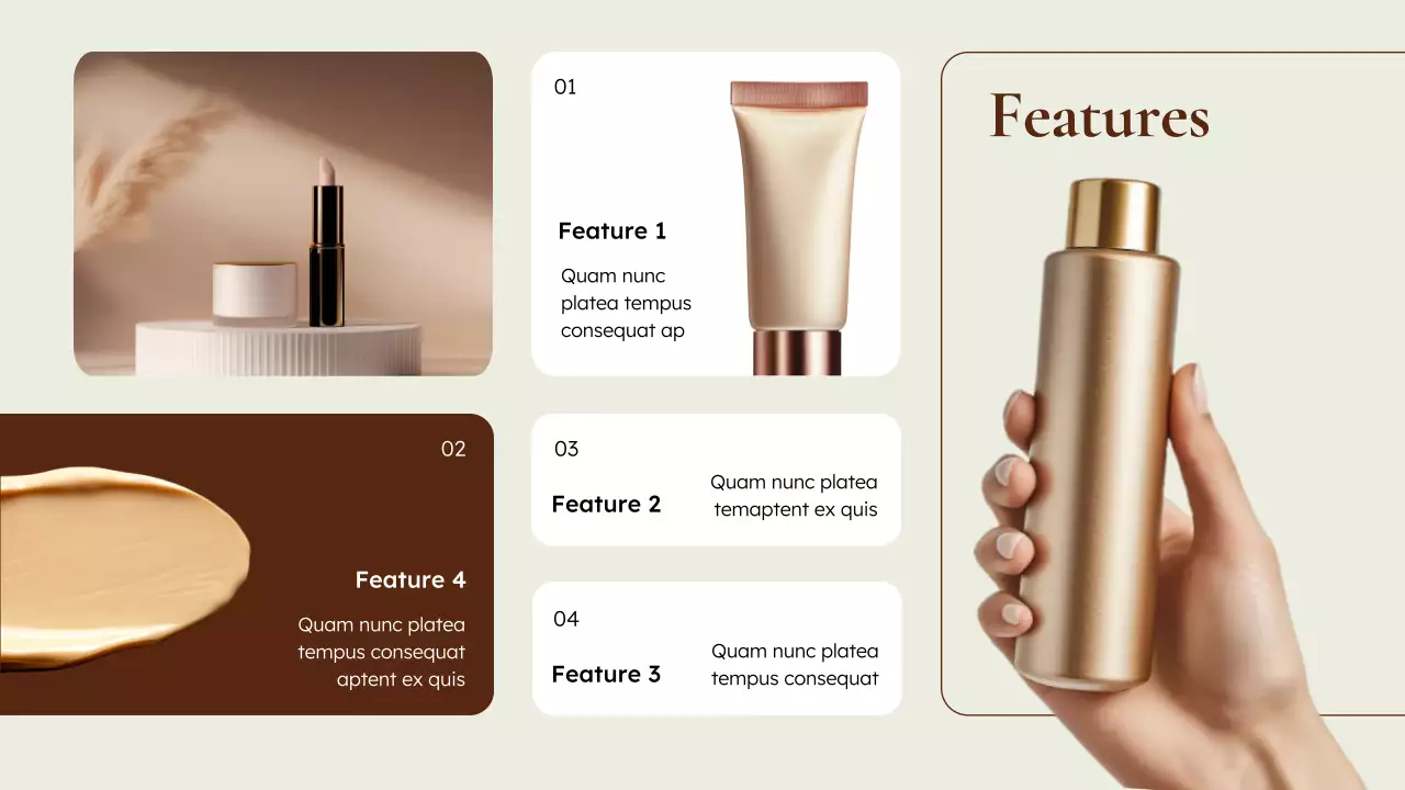 Beige Elegant Product Catalogue Document Presentation