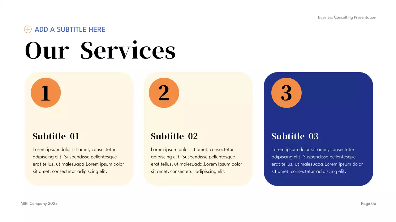 Blue Geometric Business Presentation