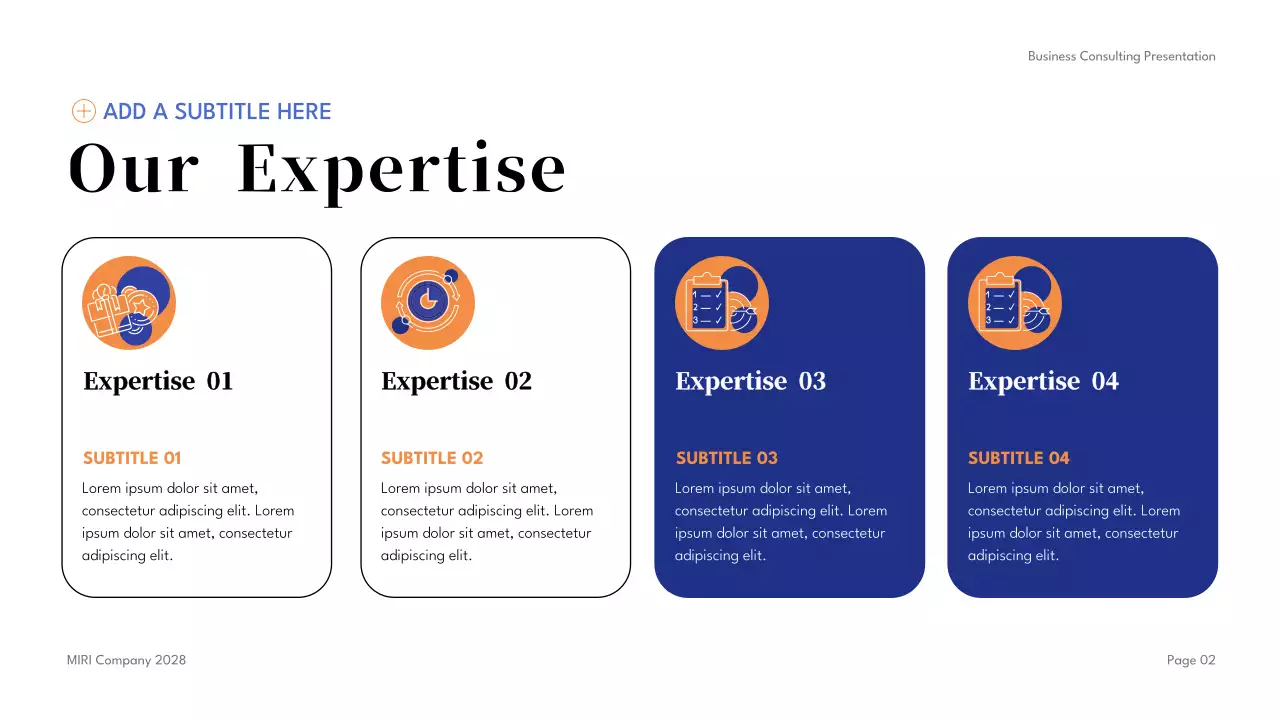 Blue Geometric Business Presentation