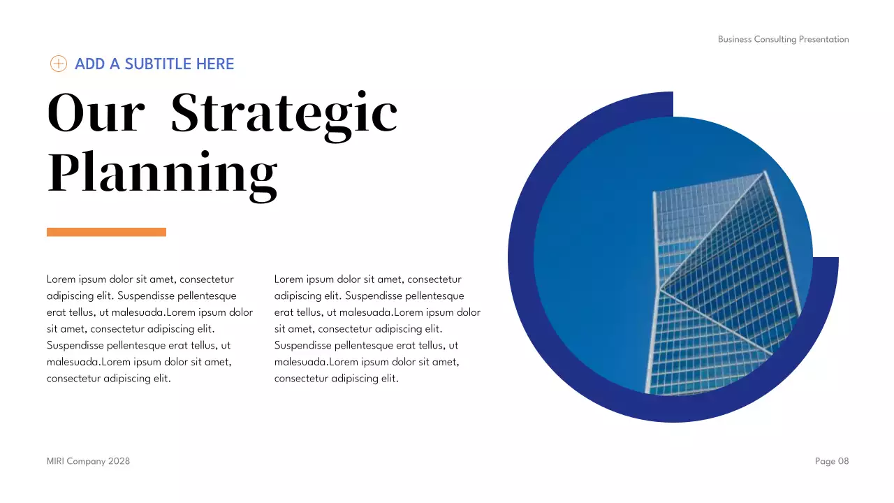 Blue Geometric Business Presentation