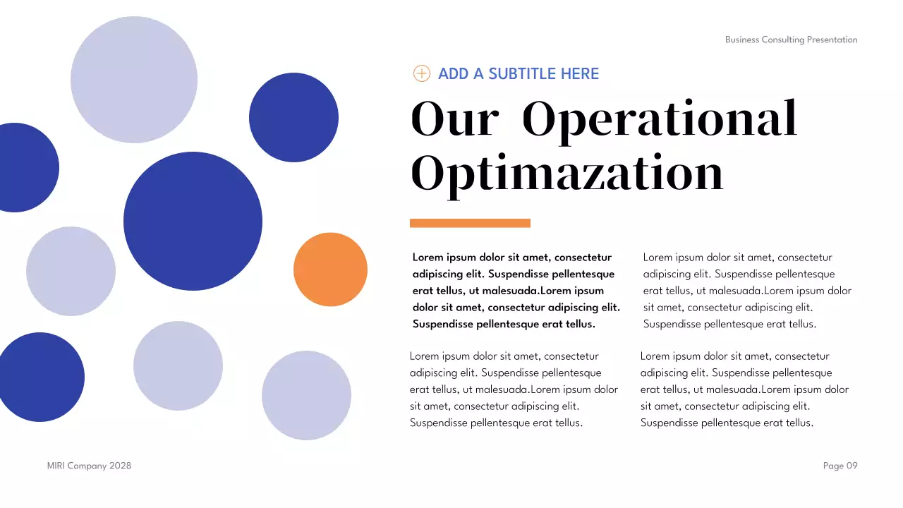 Blue Geometric Business Presentation