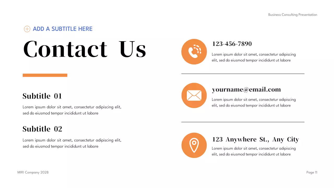 Blue Geometric Business Presentation