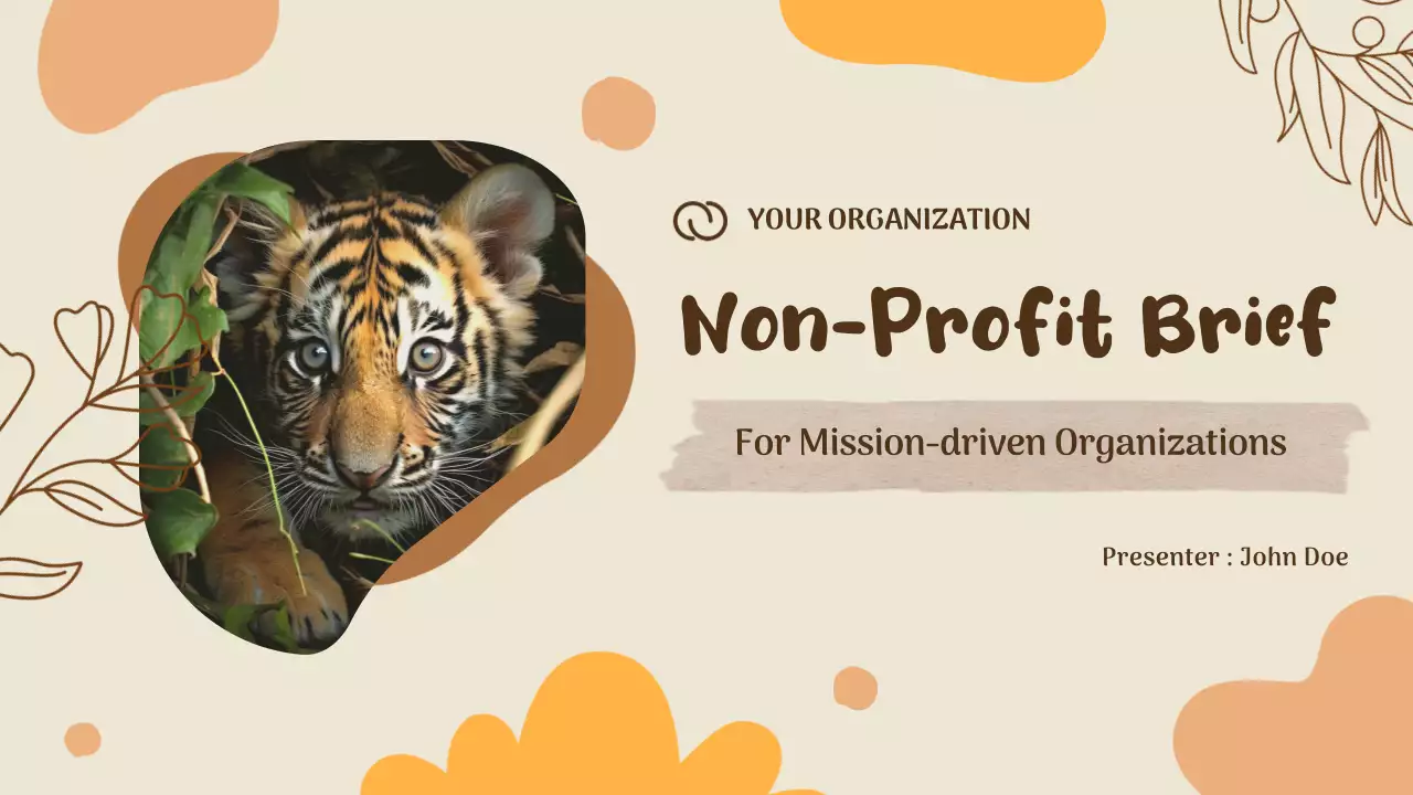 Beige Rustic Non-Profit Proposal Presentation