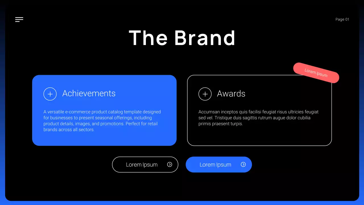 Black Modern Product Catalogue Presentation