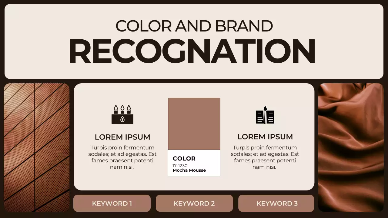 Brown Modern Color Trend Report Presentation