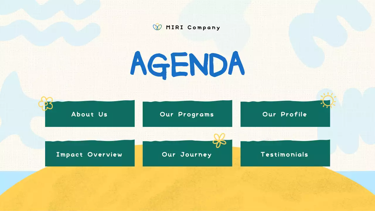 Blue Minimal Non-Profit Guide Presentation