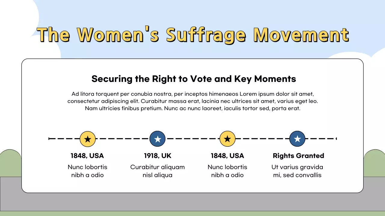 Blue Modern Civil Movements History Presentation