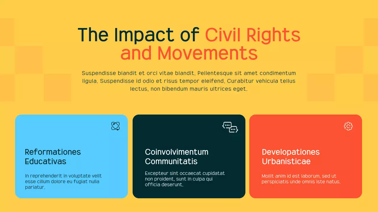 Orange Modern Civil Movements History Presentation