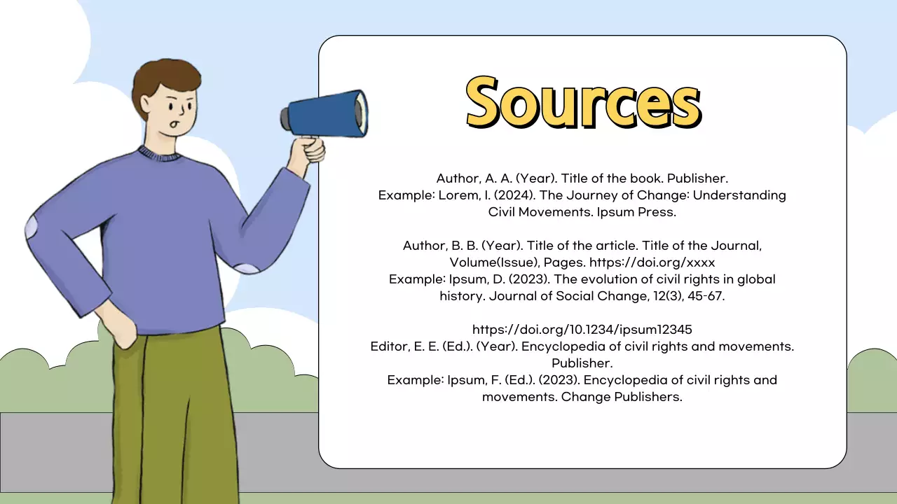 Blue Modern Civil Movements History Presentation