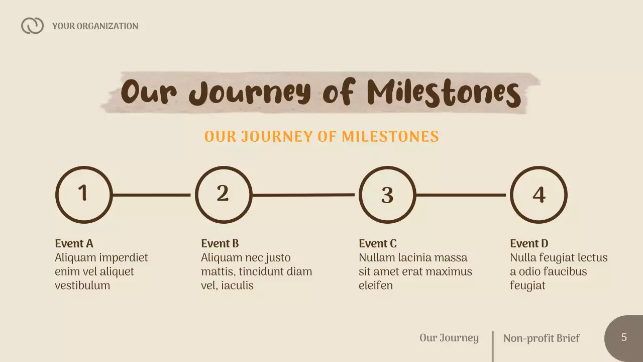 Beige Rustic Non-Profit Proposal Presentation