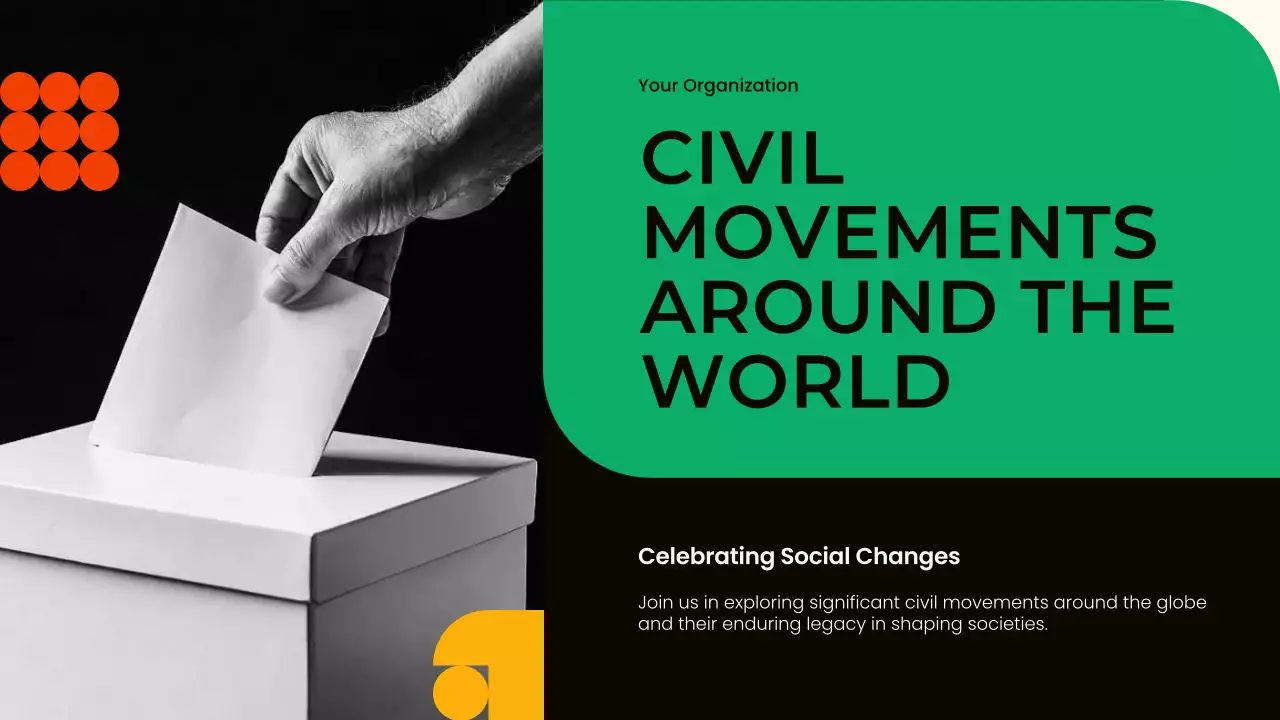 Green Modern Civil Movements History Presentation