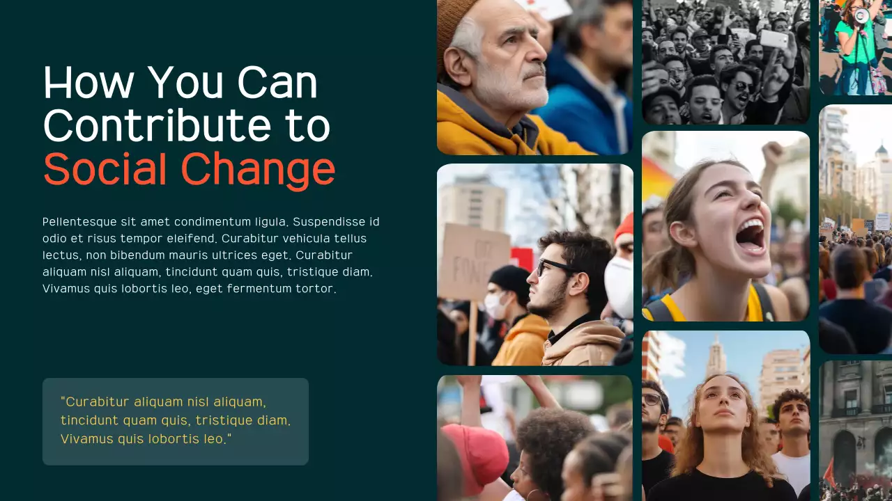 Orange Modern Civil Movements History Presentation