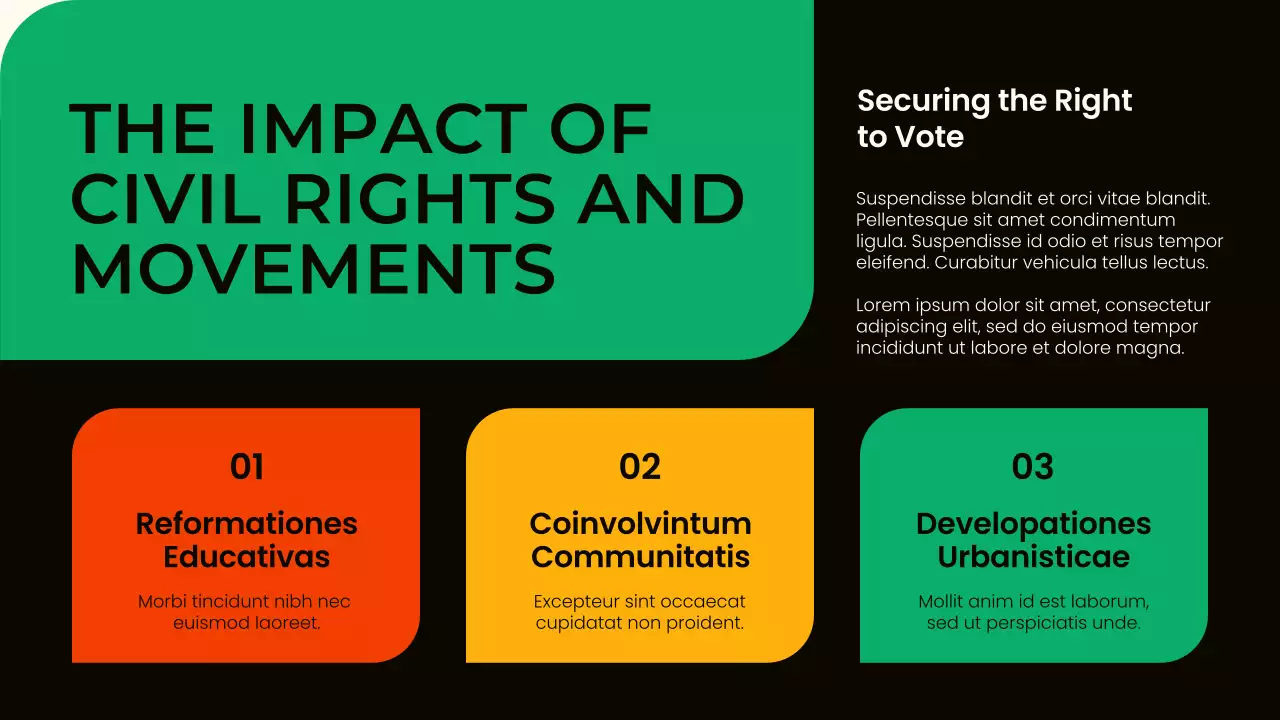 Green Modern Civil Movements History Presentation