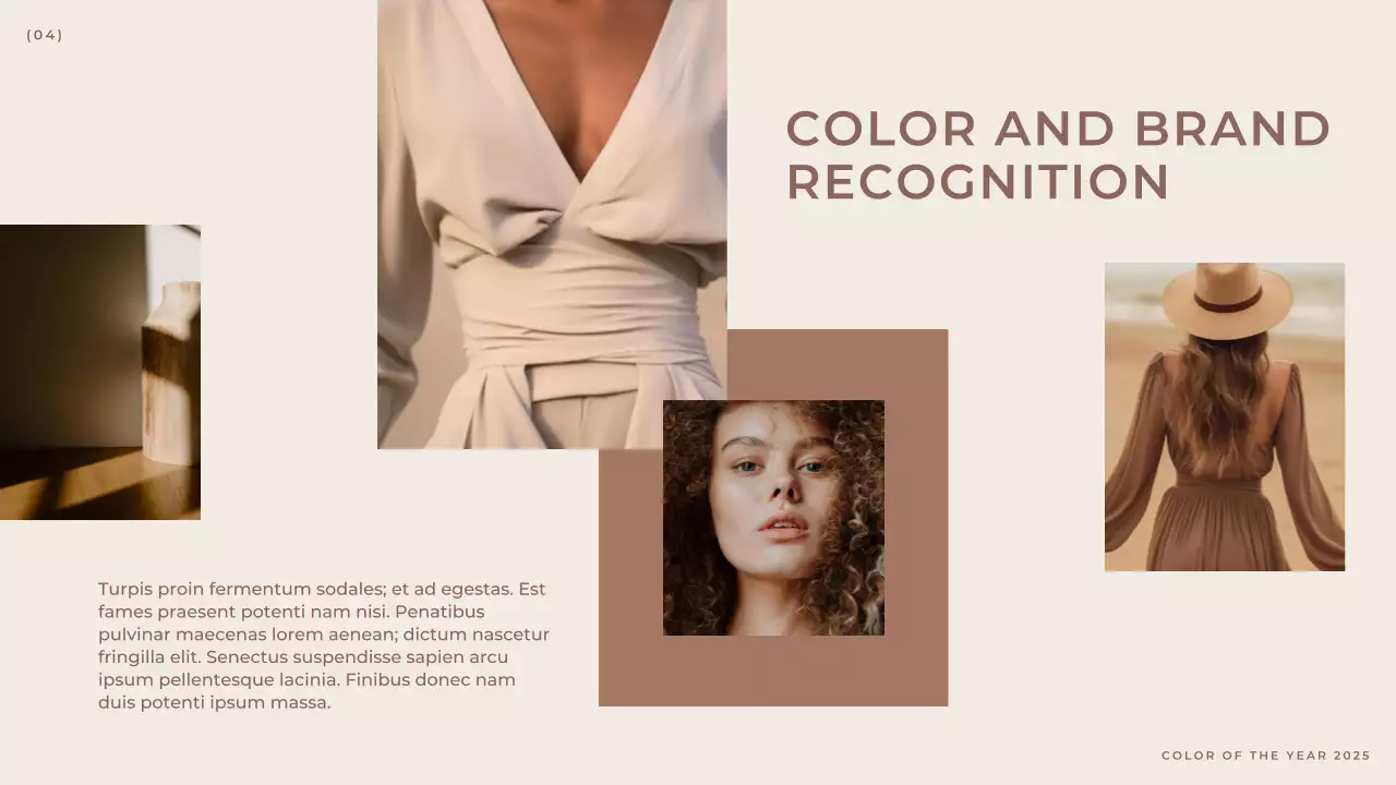Brown Modern Color Trend Report Presentation
