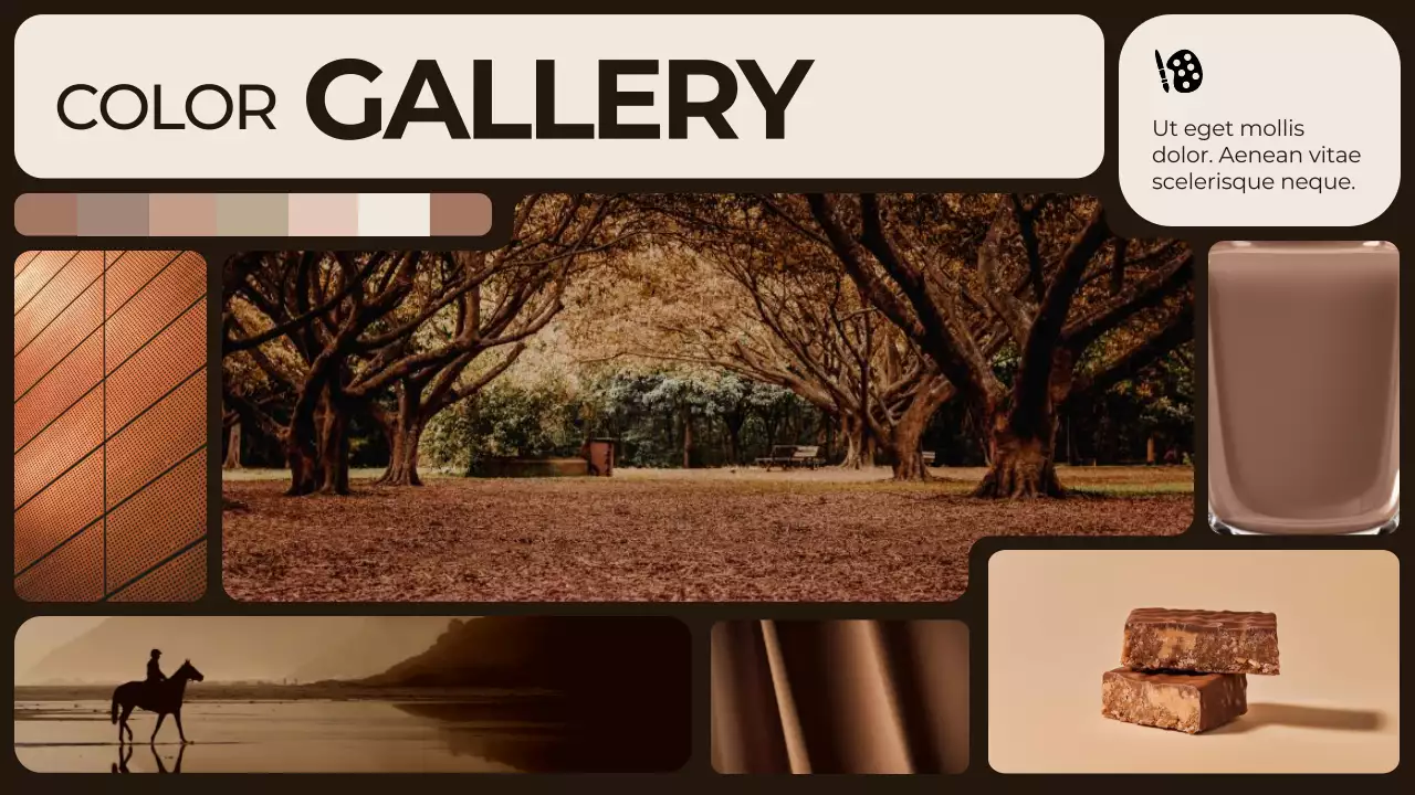 Brown Modern Color Trend Report Presentation