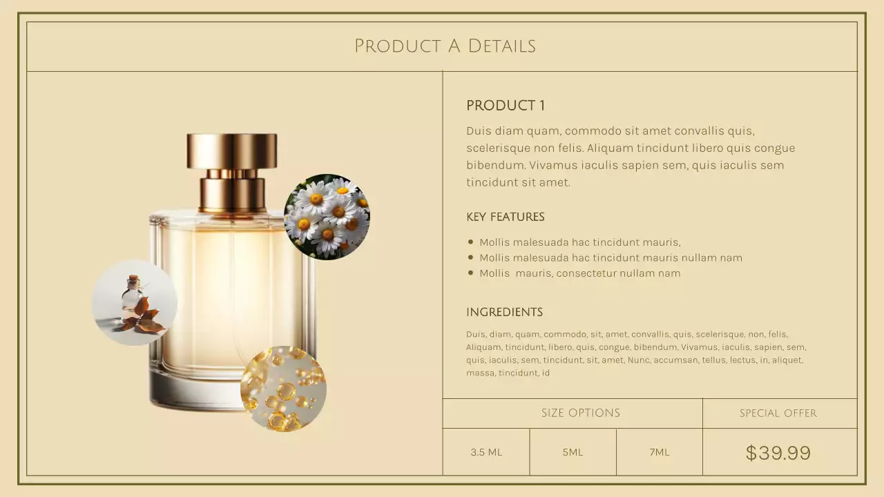 Beige Botanical Product Catalogue Presentation