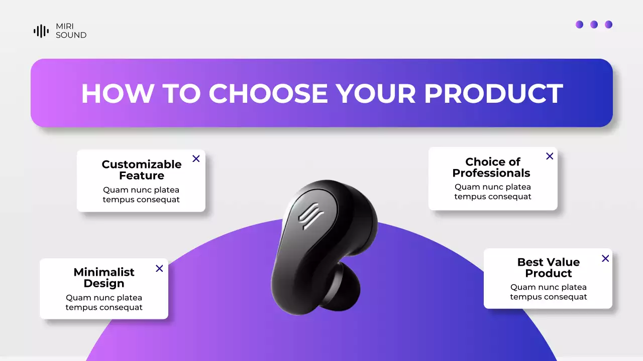 Purple Modern Product Catalogue Presentation