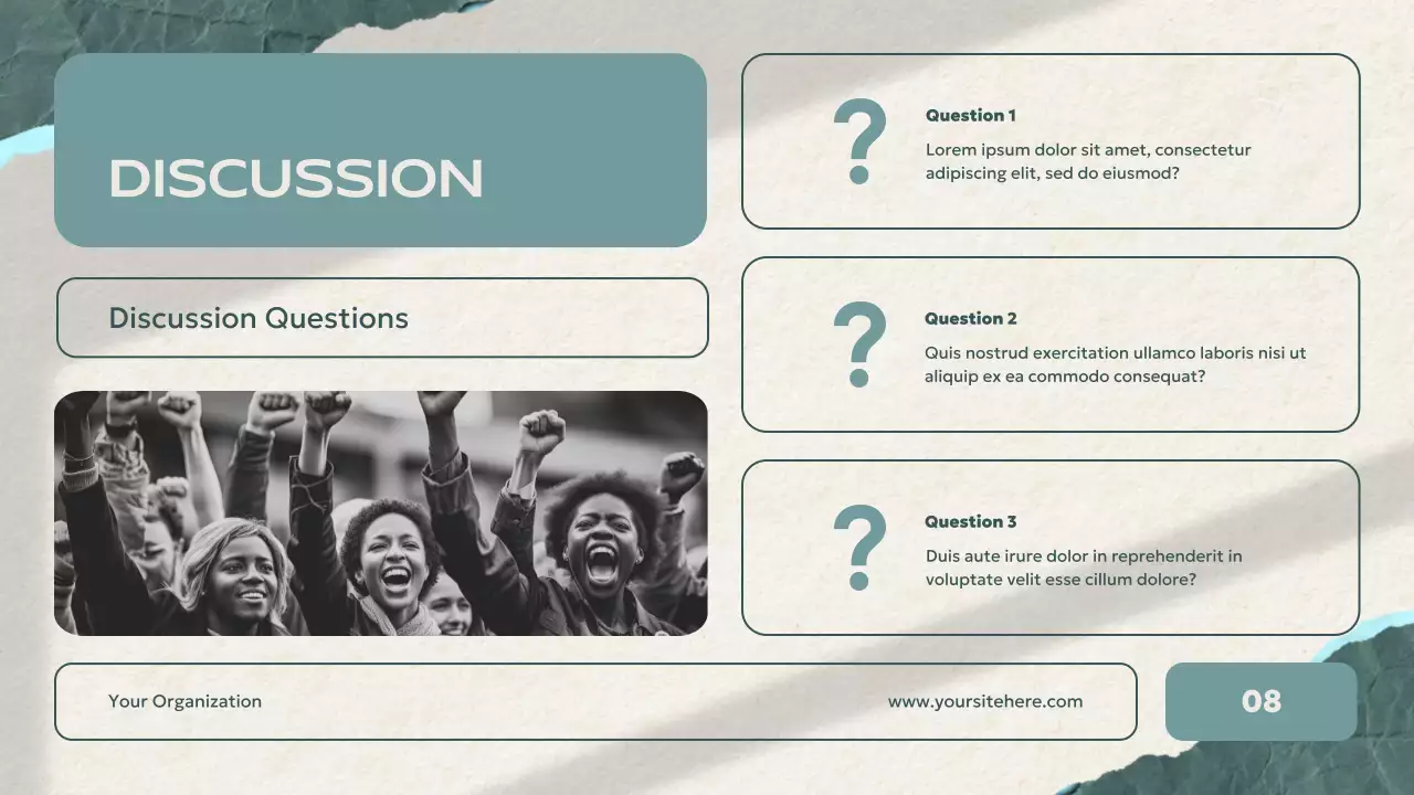 Teal Modern Civil Movements History Presentation