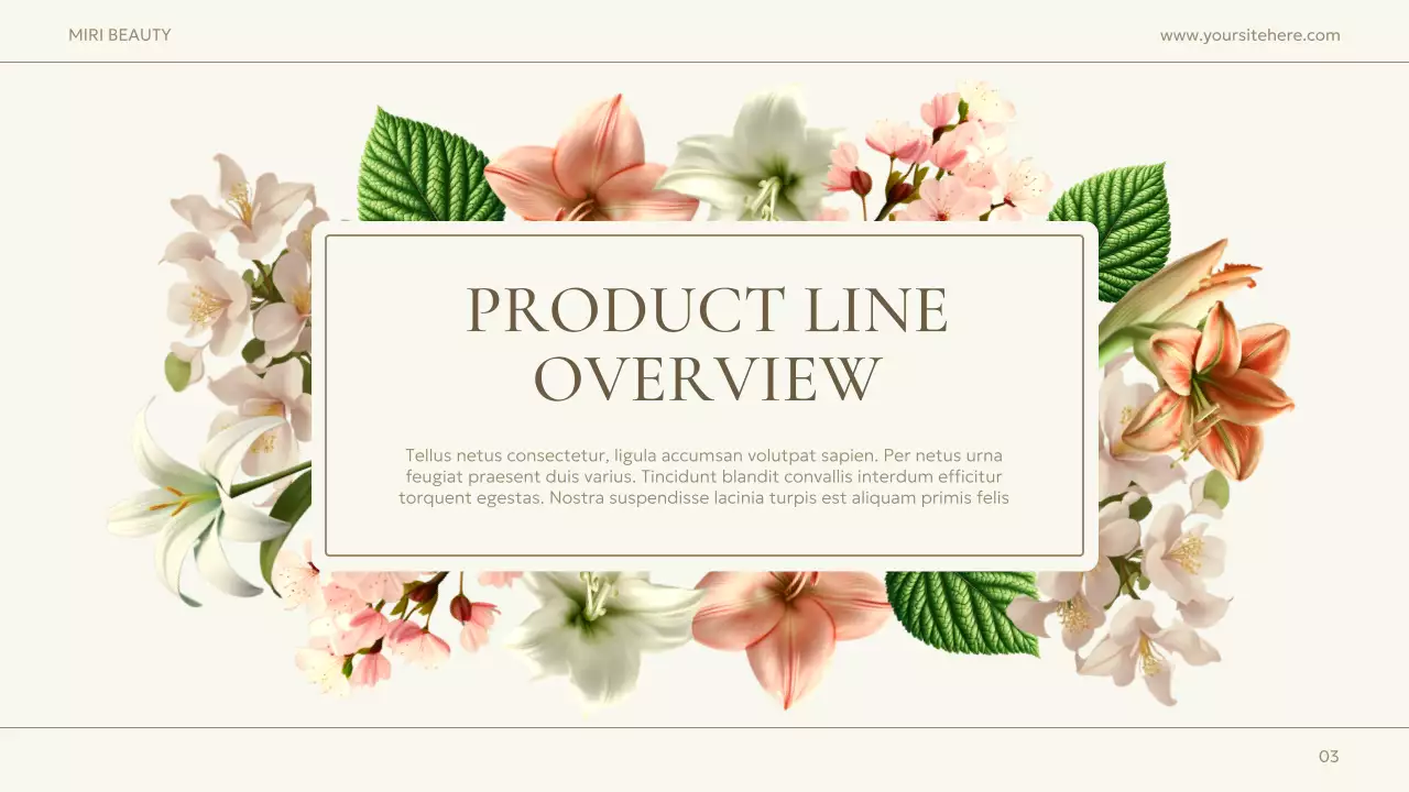 Beige Elegant Beauty Promotion Presentation