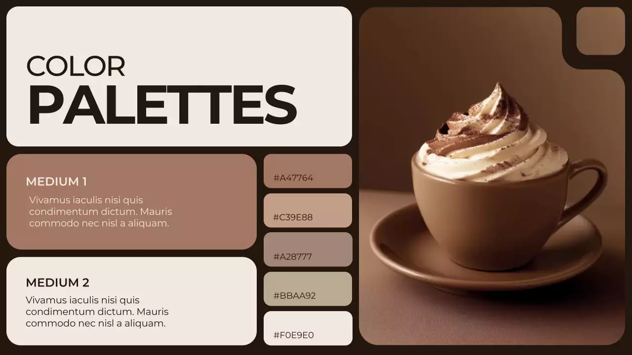 Brown Modern Color Trend Report Presentation