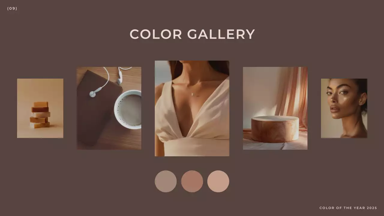 Brown Modern Color Trend Report Presentation