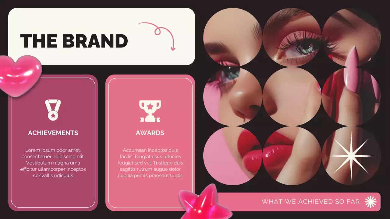 Pink Trendy Beauty Product Catalogue Promotion Presentation