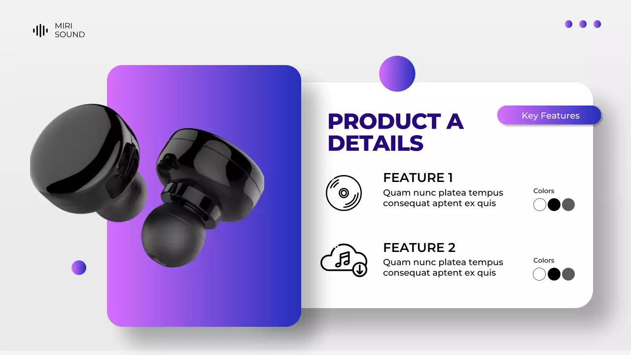 Purple Modern Product Catalogue Presentation