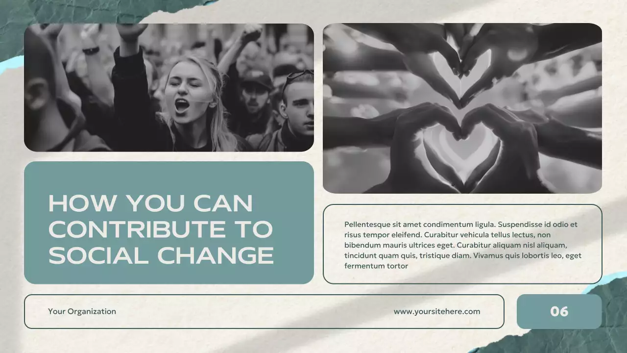 Teal Modern Civil Movements History Presentation