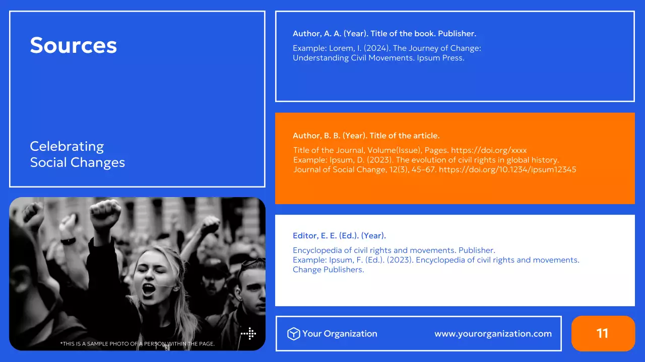 Blue Modern Civil Movements History Presentation