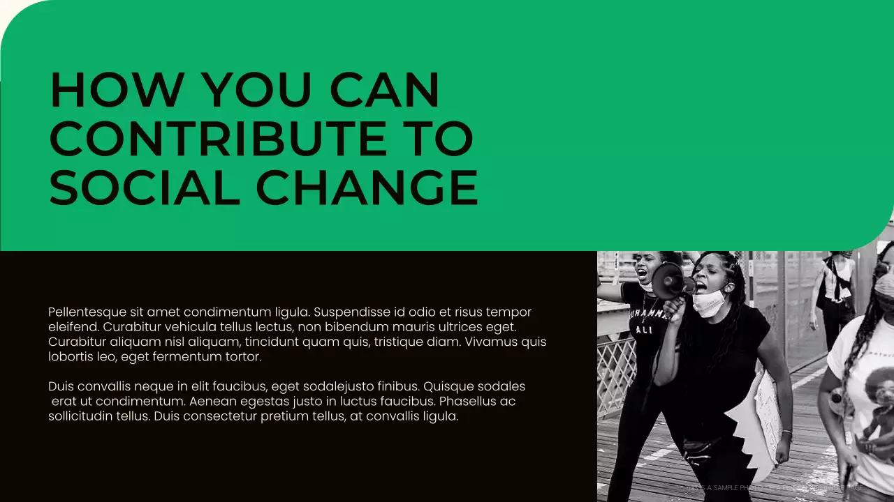 Green Modern Civil Movements History Presentation