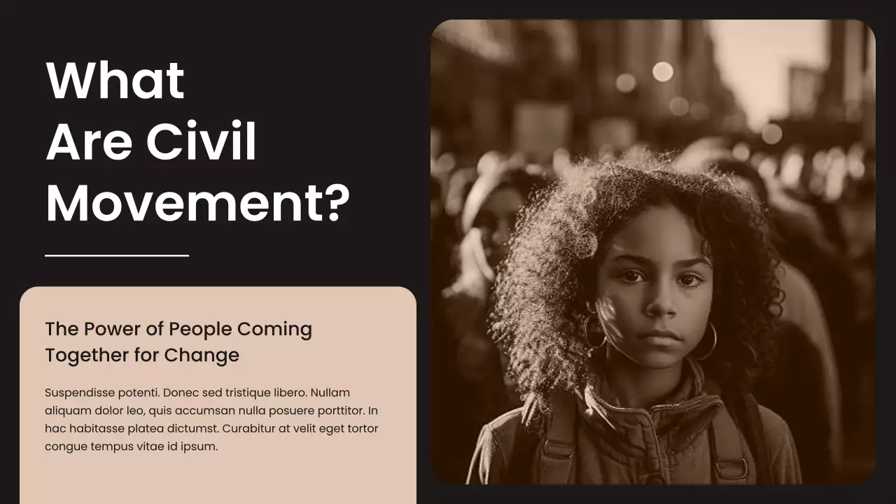 Red Modern Civil Movements History Presentation