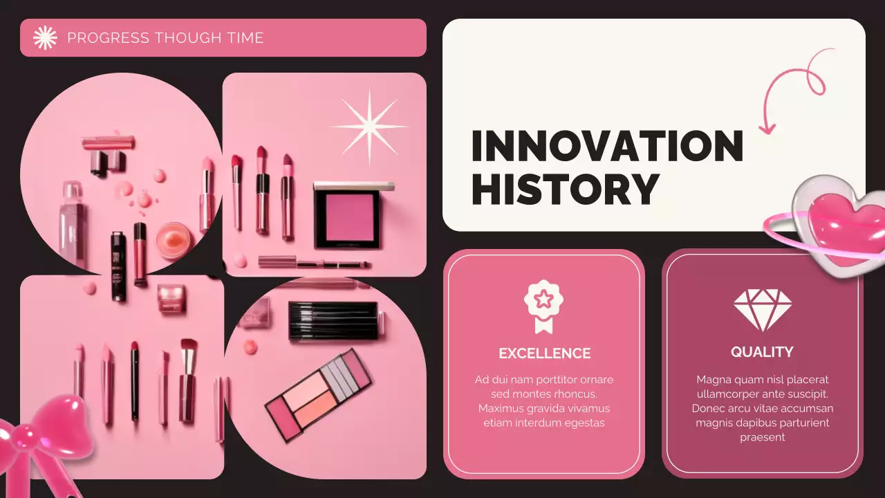 Pink Trendy Beauty Product Catalogue Promotion Presentation