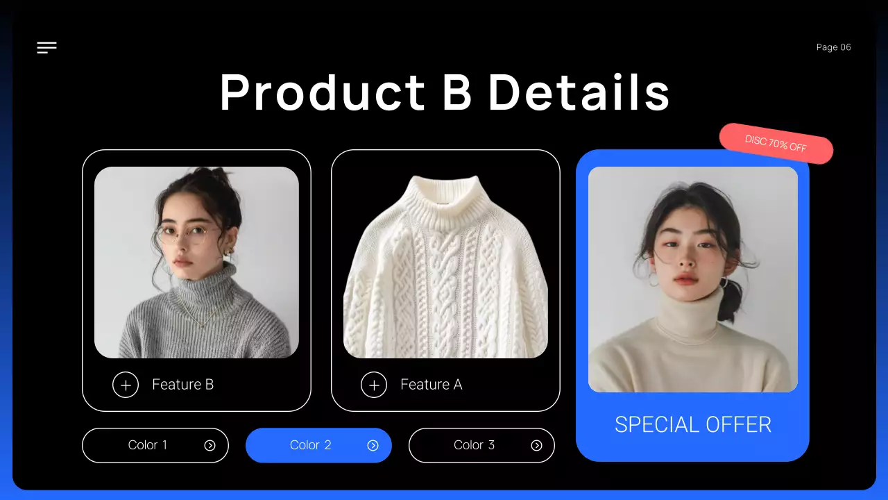 Black Modern Product Catalogue Presentation