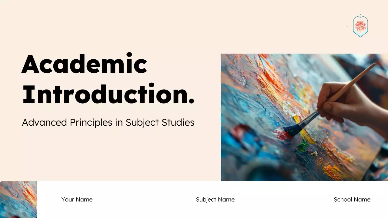 Beige Modern Academic Presentation