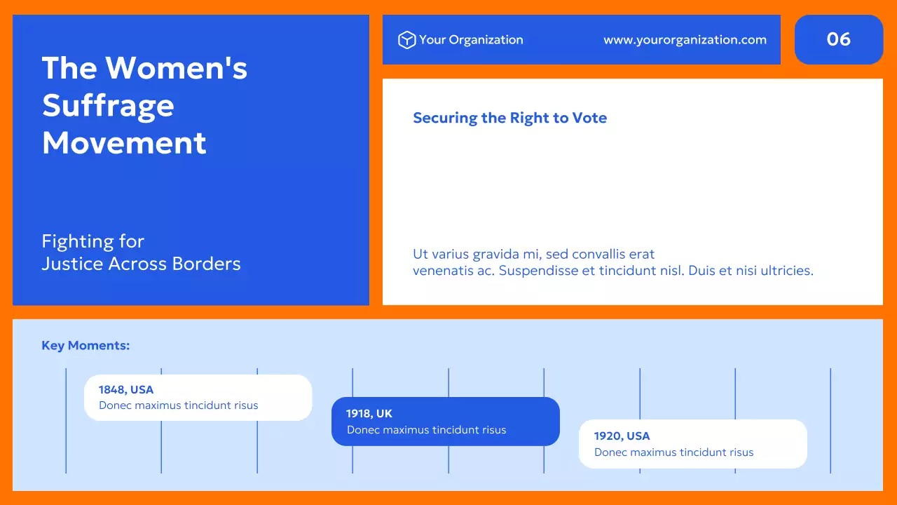 Blue Modern Civil Movements History Presentation
