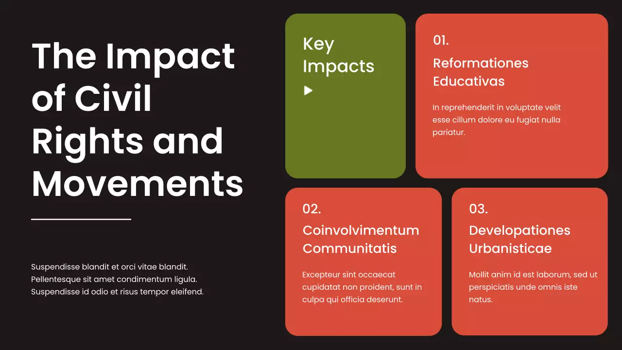 Red Modern Civil Movements History Presentation