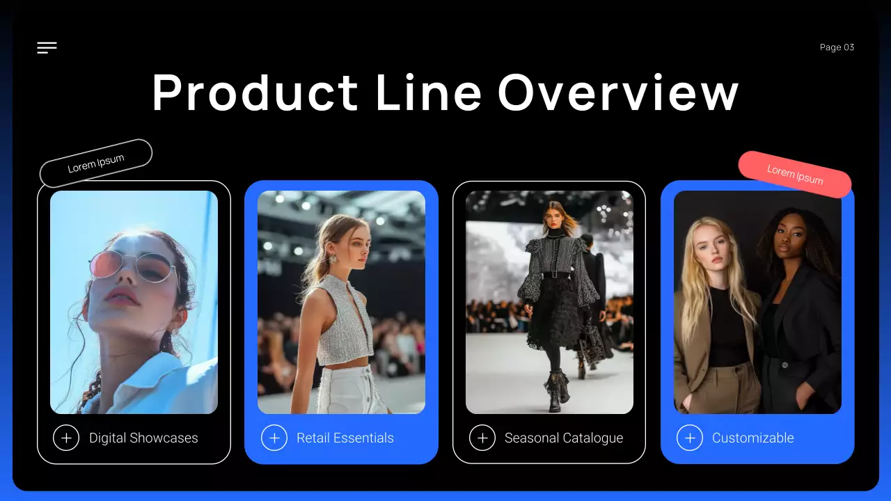 Black Modern Product Catalogue Presentation