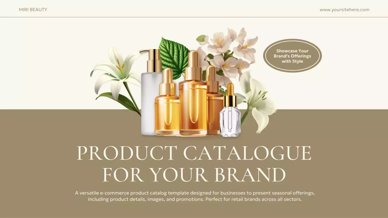 Beige Elegant Beauty Promotion Presentation