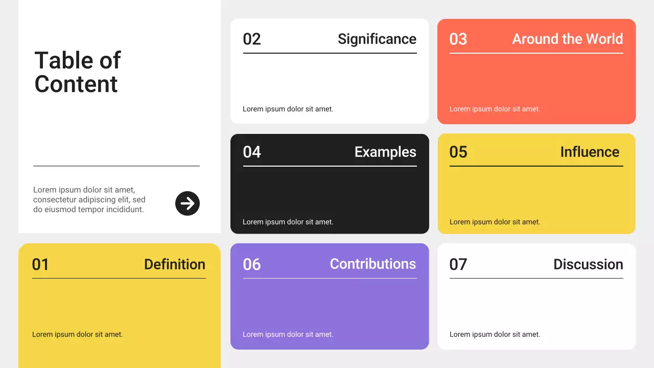 Black Modern Civil Movements History Presentation