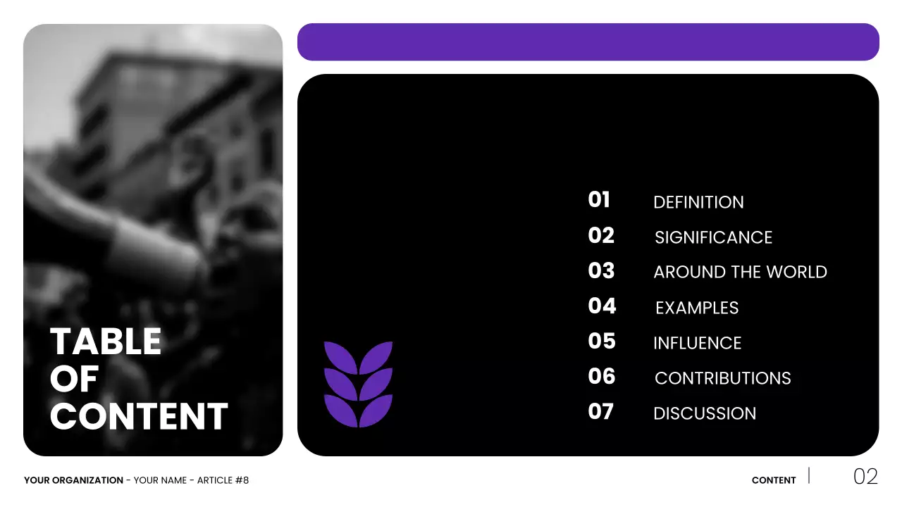 Black Modern Civil Movements History Presentation