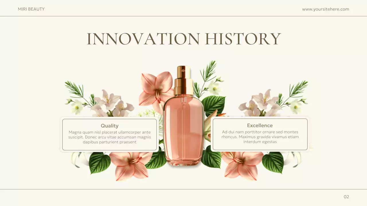 Beige Elegant Beauty Promotion Presentation