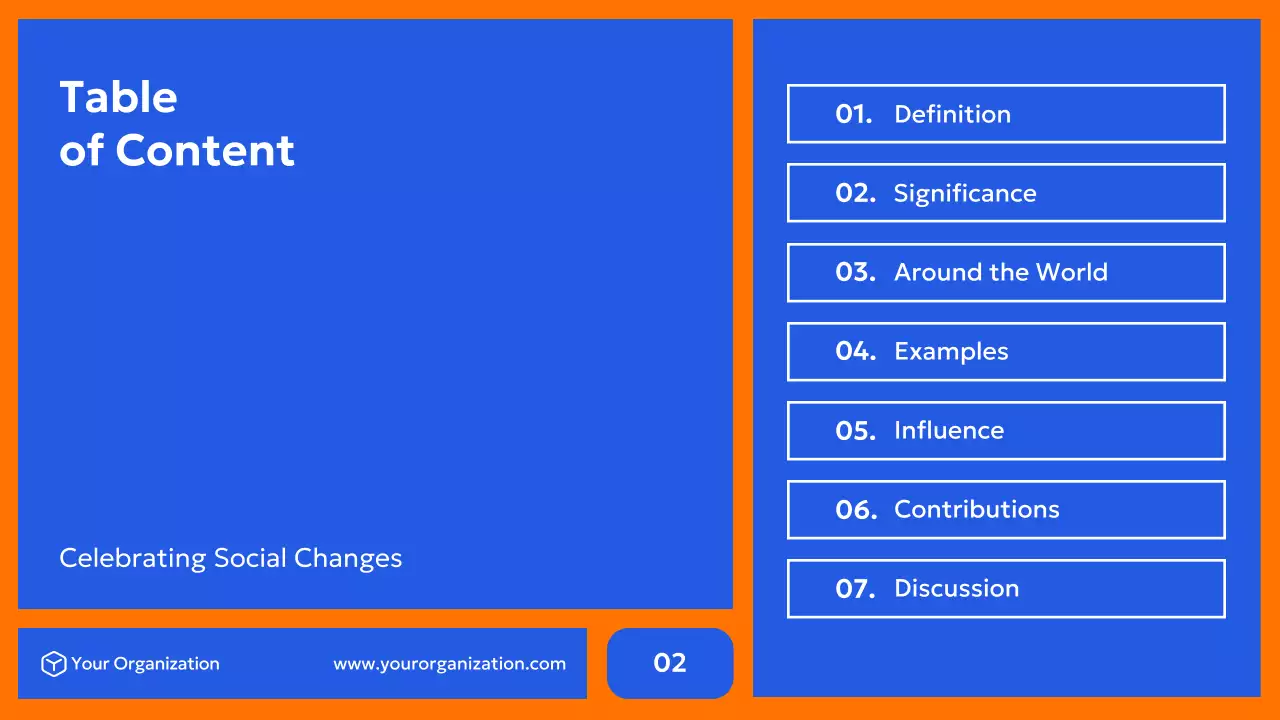 Blue Modern Civil Movements History Presentation